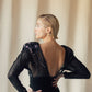 Tina Sequin Ruched Party Dress