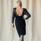 Tina Sequin Ruched Party Dress