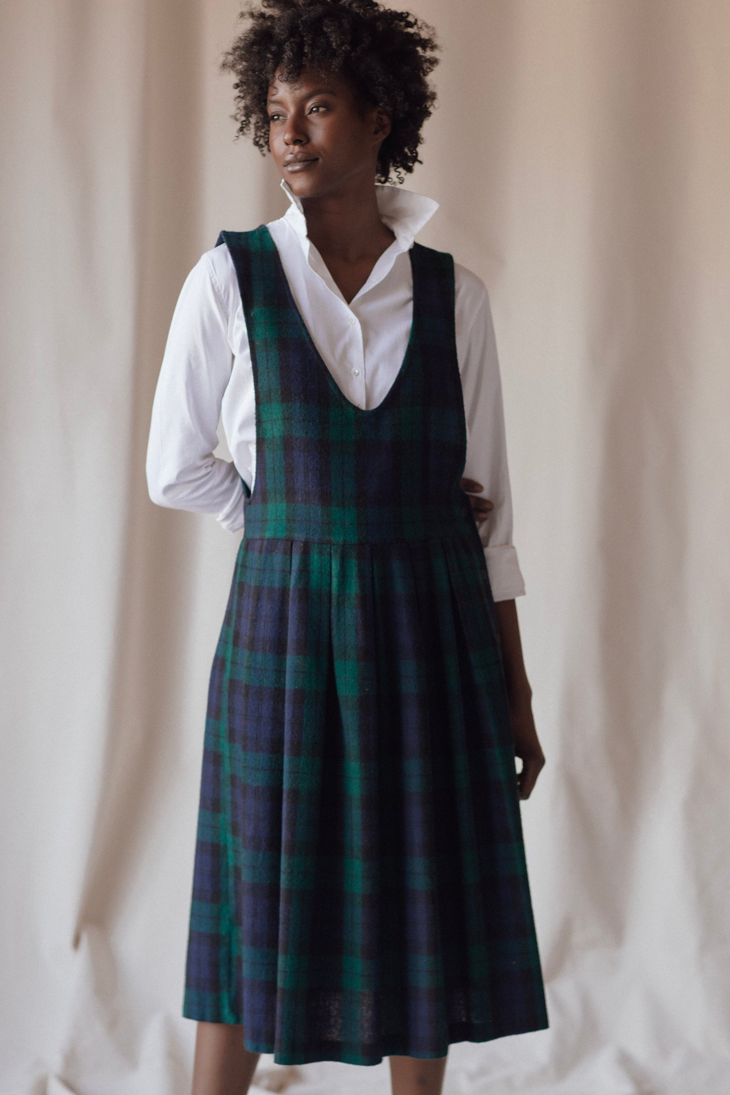 Marianne Plaid Jumper