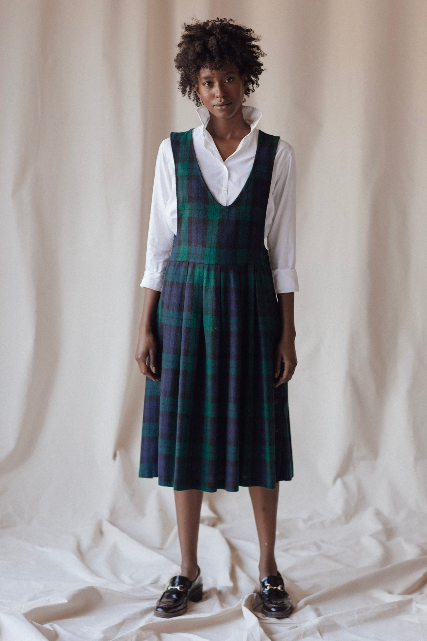 Marianne Plaid Jumper