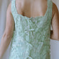 Bernetti Tea Green Lace Gown