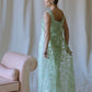 Bernetti Tea Green Lace Gown