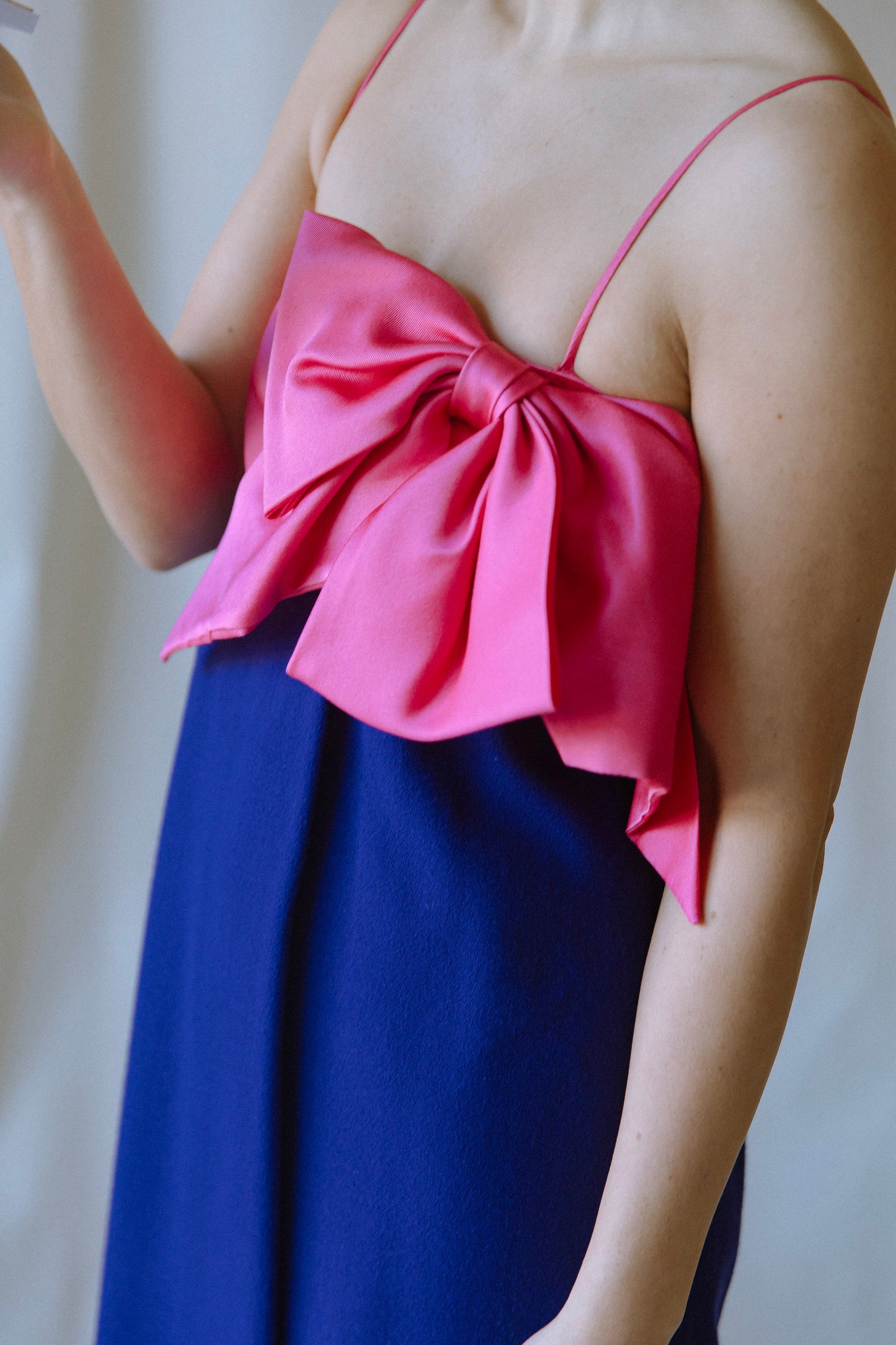 Richilene Pink Bow Shift Dress