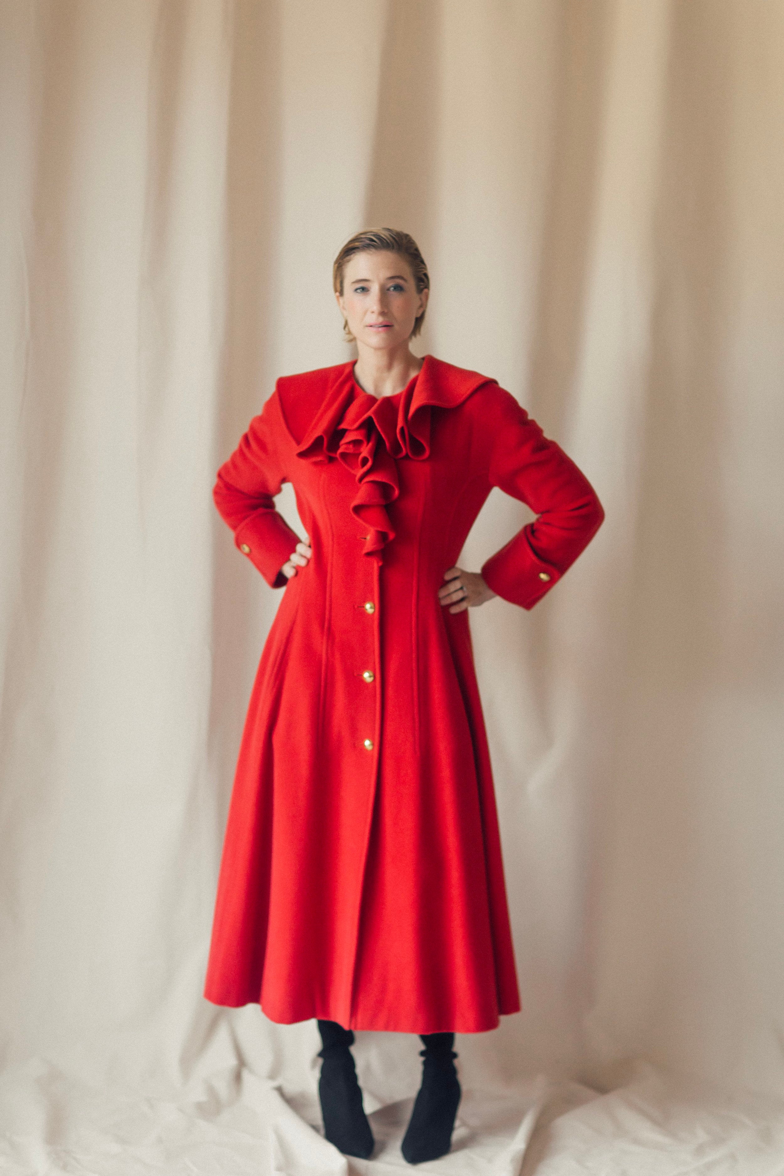 BALENCIAGA Tailoring wool coat  Red  Balenciaga coat 479864 TKT24 online  on GIGLIOCOM