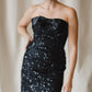 Mike Benet Royale Sequined Gown