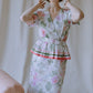 Steel Magnolia Floral Peplum Dress