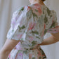 Steel Magnolia Floral Peplum Dress