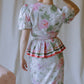 Steel Magnolia Floral Peplum Dress