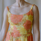 Marigold Floral Linen Gown