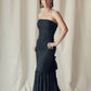 Ungaro Polka Dot Column Gown