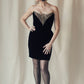 Bob Mackie Eagle Eyes Velvet Dress