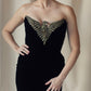 Bob Mackie Eagle Eyes Velvet Dress