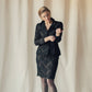 Travilla Black Lace Skirt Suit