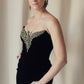 Bob Mackie Eagle Eyes Velvet Dress