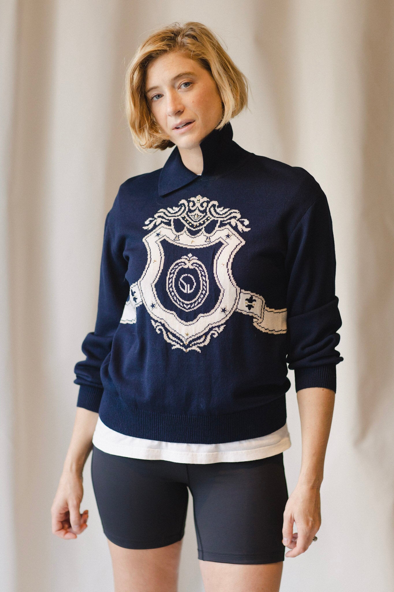 St. John Trompe L'Oeil Sweater