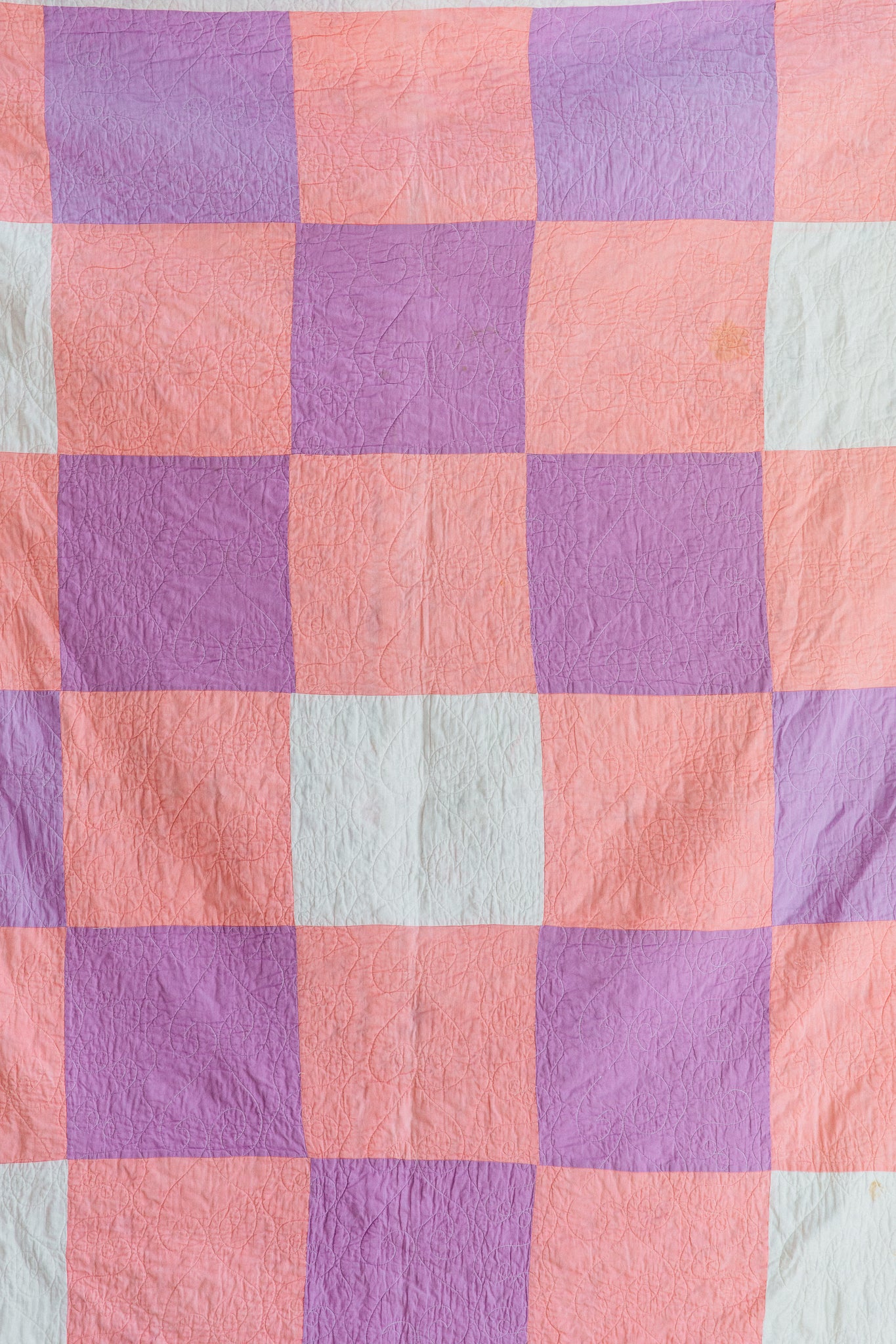 Lilac Wedding Ring Quilt