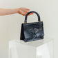 Black Alligator Bienen-Davis Purse