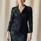 Travilla Black Lace Skirt Suit