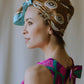 Wild Orchid Floral Silk Gown