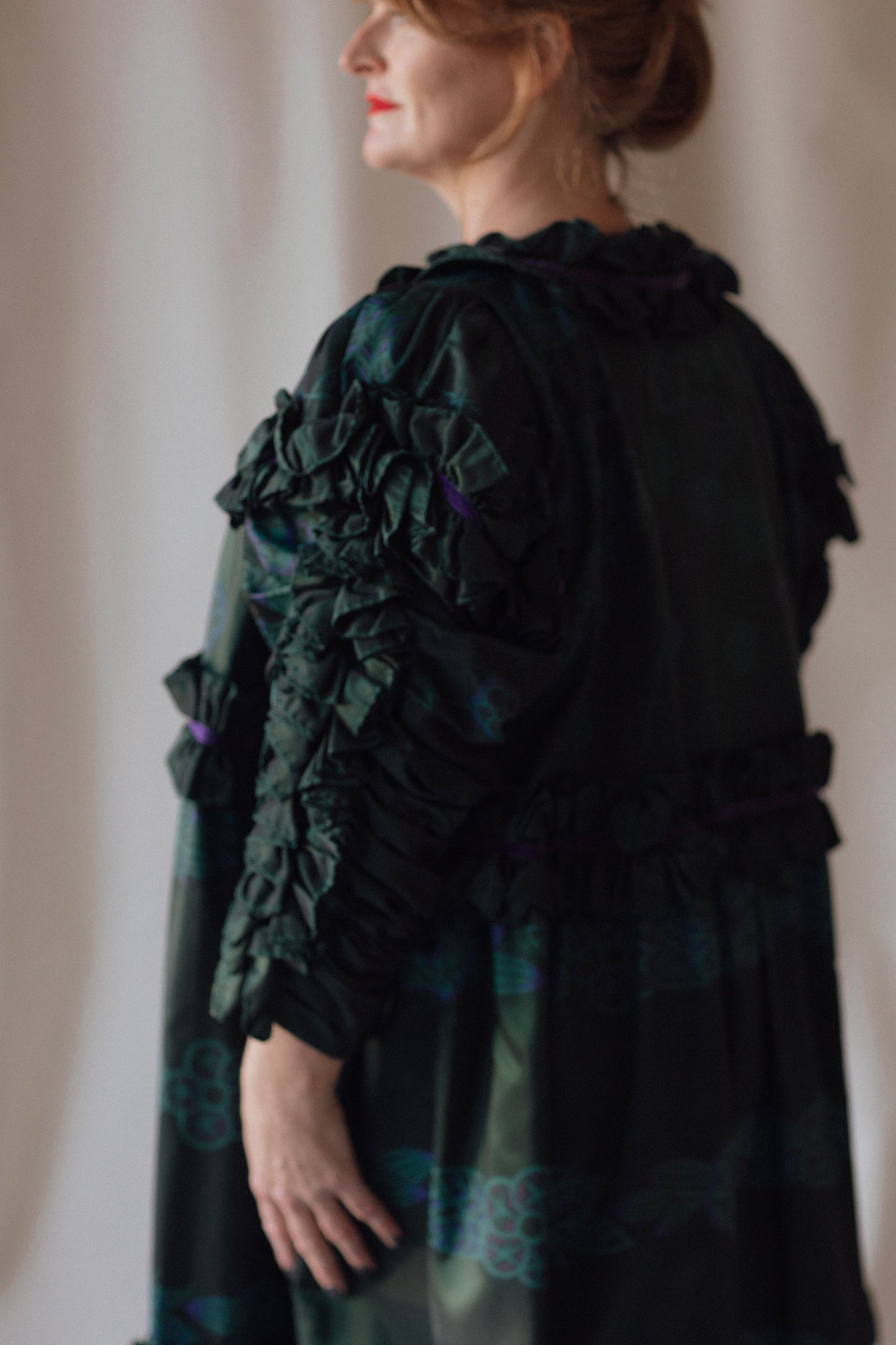 Zandra Rhodes Silk Gown and Coat Set