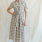 Caron Callahan Jocelyn Dress - Plaid Gauze