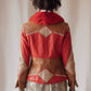 Red Crush Fox Fur Blazer
