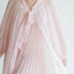 Christian Dior Pink Lace Peignoir Set