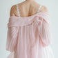 Christian Dior Pink Lace Peignoir Set