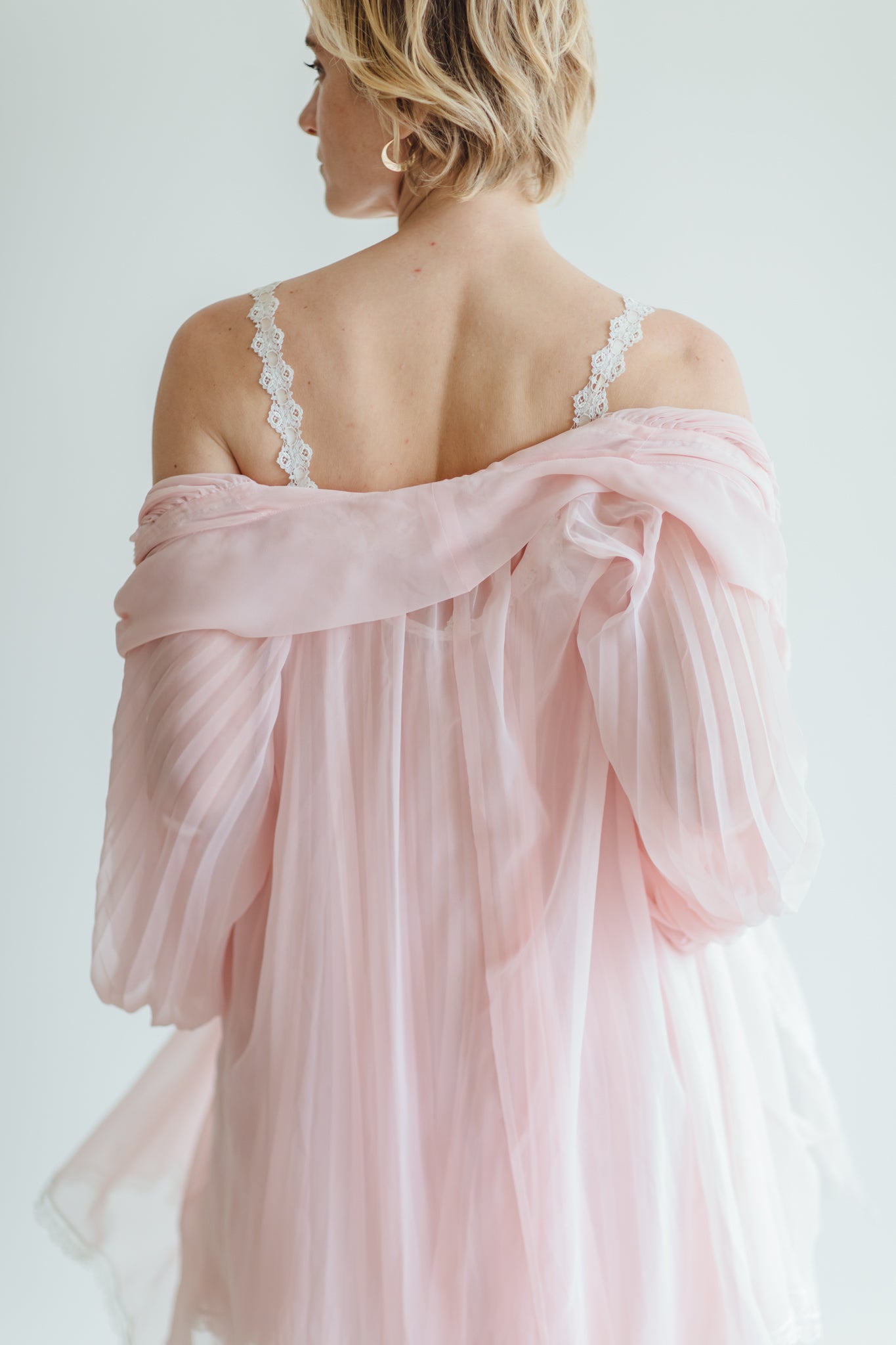 Christian Dior Pink Lace Peignoir Set – mkquinlan.com