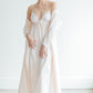 Christian Dior Pink Lace Peignoir Set