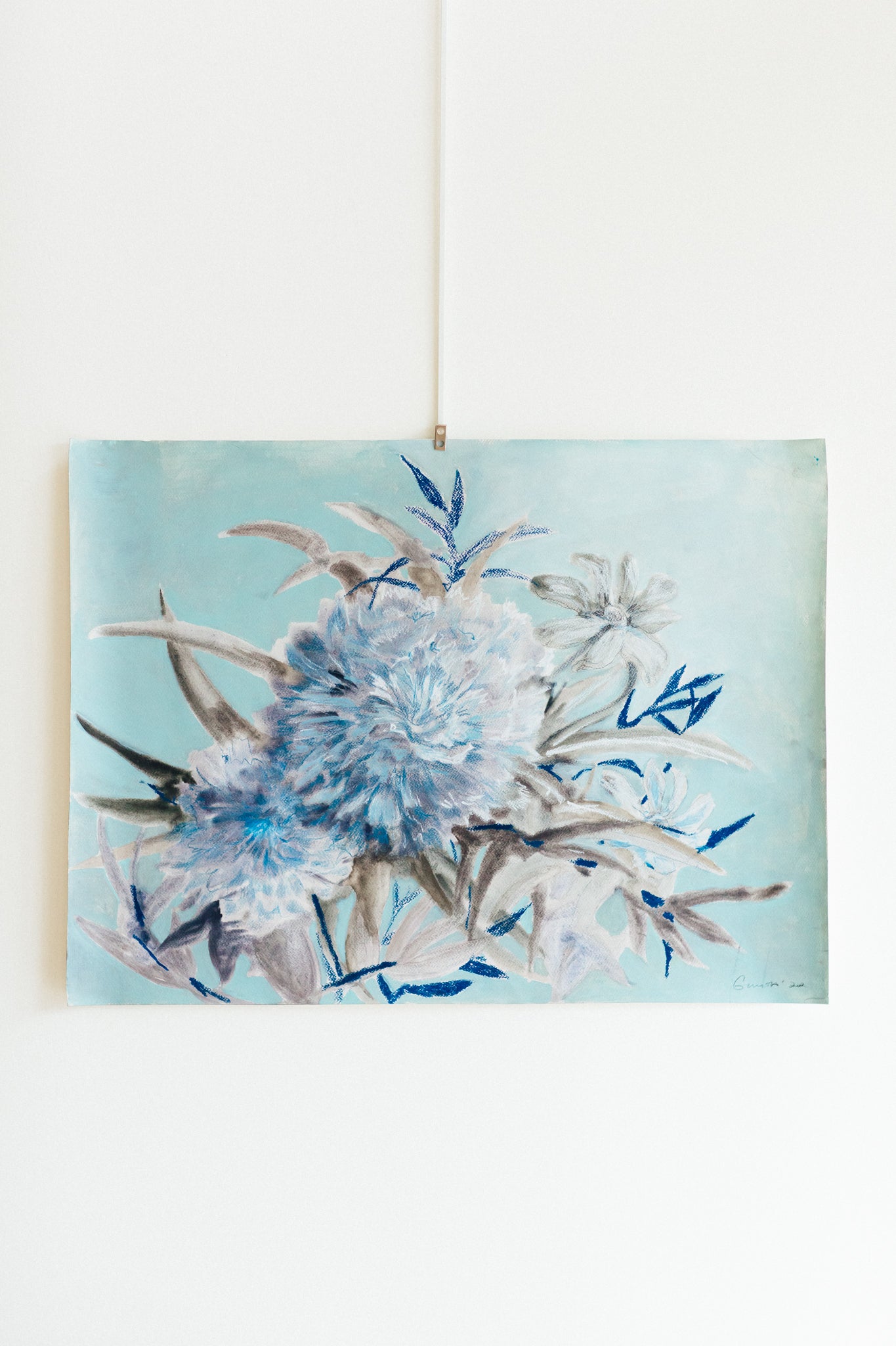 Chrysanthemum in Blue
