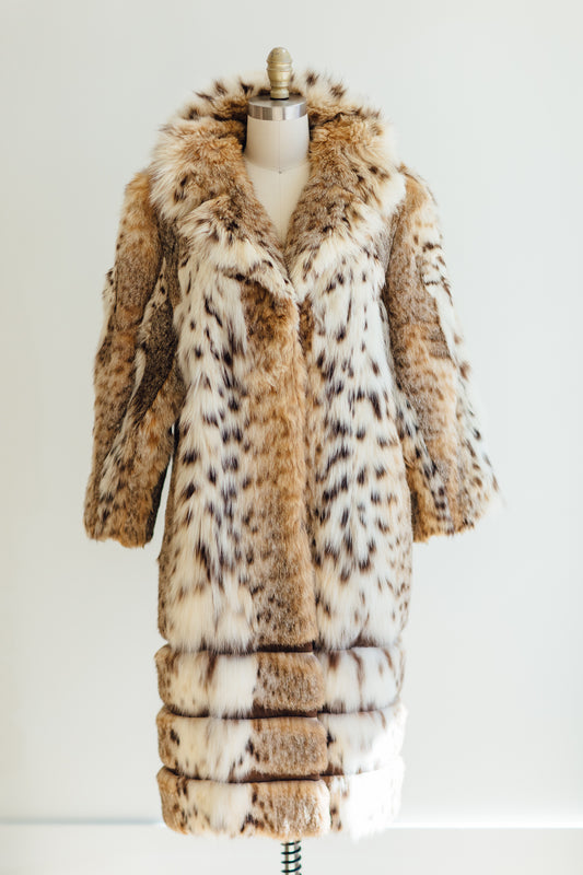 Veloquin Full-Length Lynx Coat