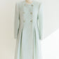 Seafoam Mohair Double-Breasted Coat