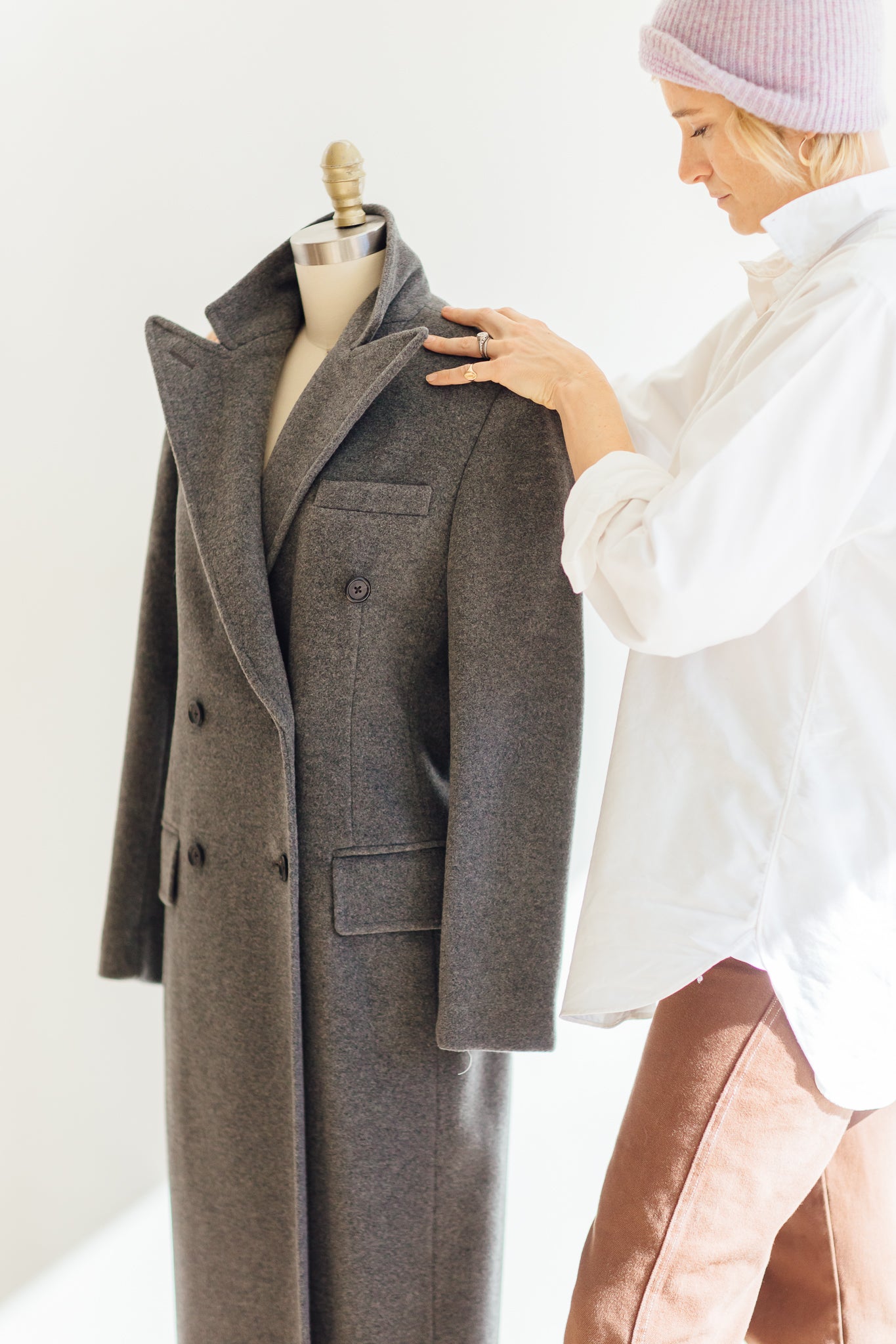 Ralph Lauren Gray Maxi Coat