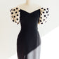 Polka-dot Bubble Sleeve Party Dress