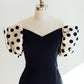 Polka-dot Bubble Sleeve Party Dress