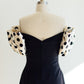 Polka-dot Bubble Sleeve Party Dress