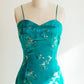Giana Green Silk Brocade Dress Set