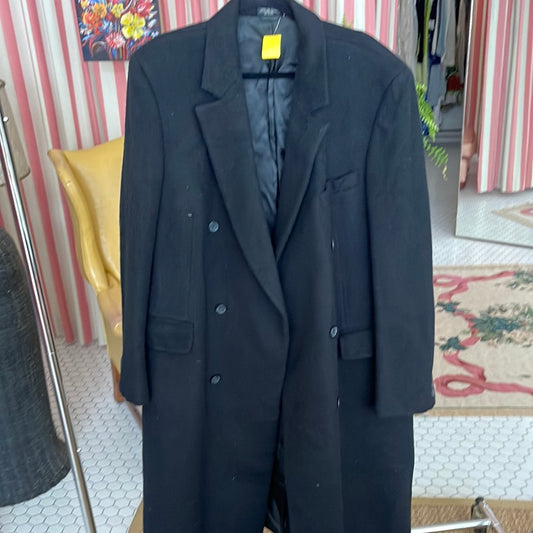 Zignone Black Wool Coat